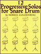 12 PROGRESSIVE SOLOS FOR SNARE DRUM cover